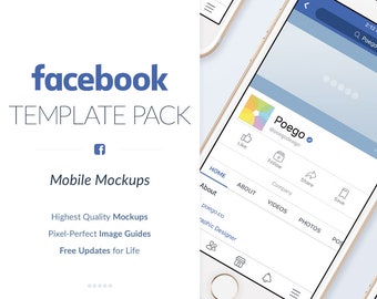 Download Facebook Mobile Mockups Pack Photo Design Psd Mockup All Free Mockups PSD Mockup Templates