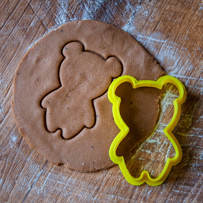 Teddy Bear Fondant Cutter,3d Printed Teddy-Bear Cookie Cutters Teddy-Bear Cookie Cutter