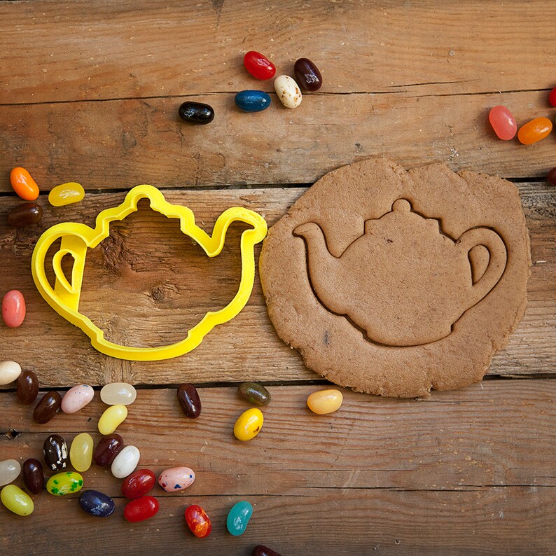 Tea Set Cookie Cutters Set Teapot Cookie Cutter Cup Cookie Etsy