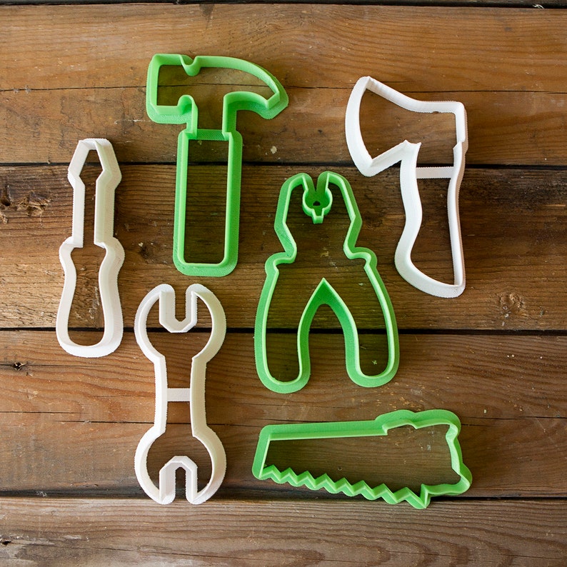 Tool set cookie cutters Construction cookie set Etsy