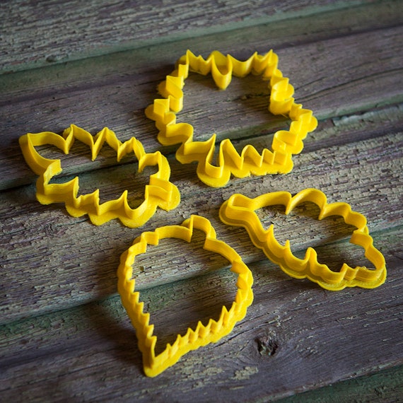 Leaf Cookie Cutters Set Autumn Leafs Cookie Cutter Set Etsy