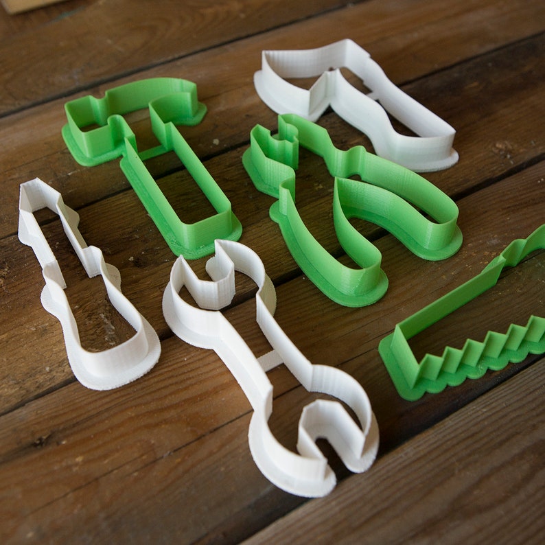 Tool set cookie cutters Construction cookie set Etsy