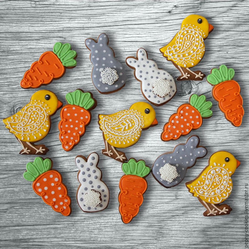 Easter Cookie Cutters Chicken Cookie Cutters Easter Cookie Etsy