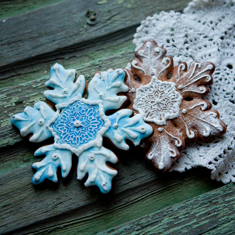 Big Snowflake Cookie Cutter Snowflake Fondant Cutter | Etsy
