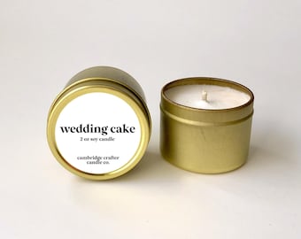 Wedding Cake Scented Candle, Bridesmaid Proposal Candle, Bridesmaid Gift