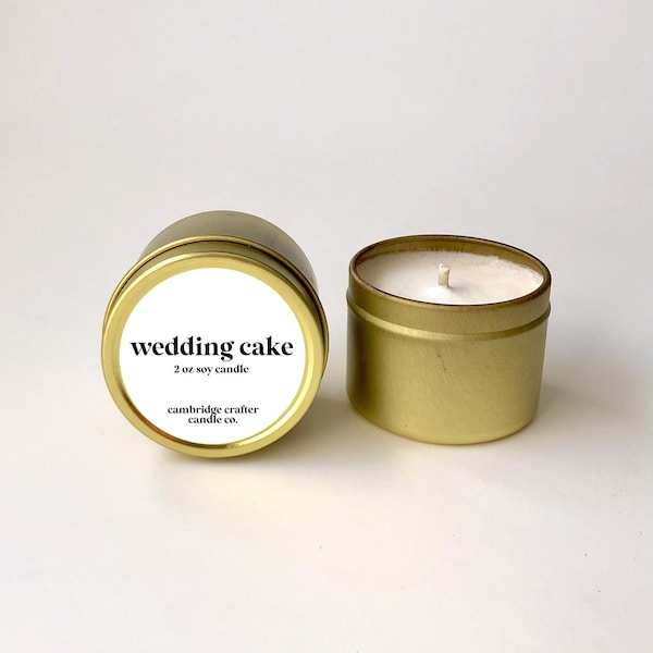 Wedding Cake Scented Candle, Bridesmaid Proposal Candle, Bridesmaid Gift