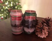 Budweiser Holiday Edition Christmas Candle