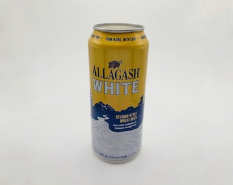Allagash Beer Candle // Custom Soy Upcycled Beer Can Candle