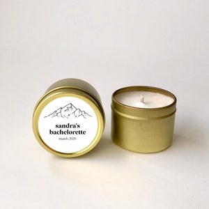 Bridesmaid Mountains Proposal Candle, Bridesmaid Gift