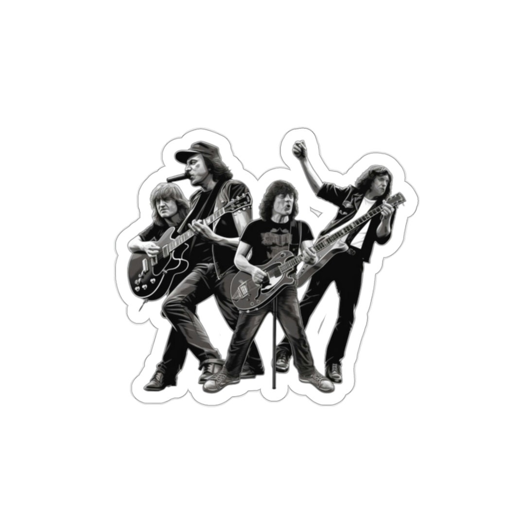 Rock Out With AC/DC Die Cut Vinyl Sticker - Perfect for Fans of Classic ...