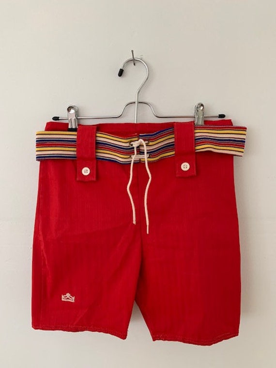 1960's-70's Men's Belted Swim Trunk, made by "Sear
