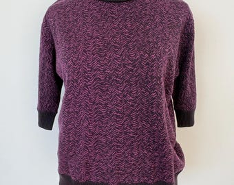 Maglione a collo alto in lana merino Jones New York Essentials, vintage anni '90/2000