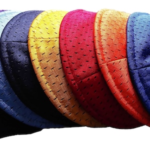 Cotton Sports Mesh Kippah, Kipa, Kippa, Yarmulkah, yamaka, skull cap. Many Colors. Buy more and Save more!