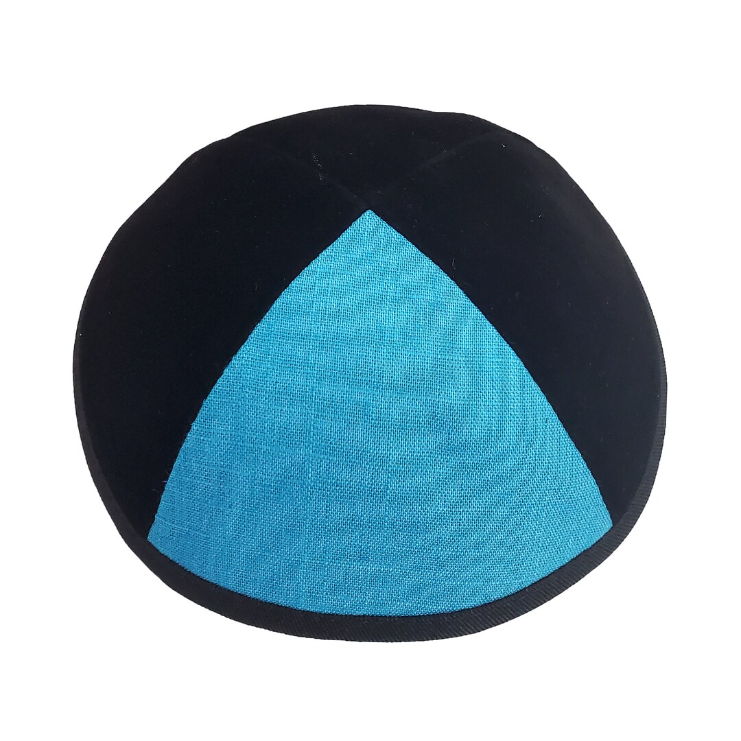 Kippah Yarmulkah Yamaka Skull Cap Kipa. 4 Part Black Etsy