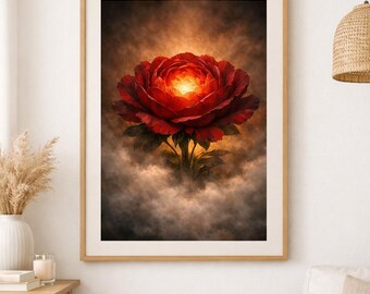 Home Decor Flower - Red Rose