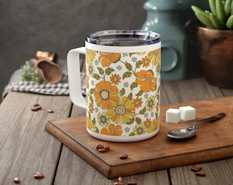 Insulated Coffee Mug, 10oz, Travel Mug, Vacation, Holidays, Coffee Drinker, Perfect Gift