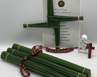 St.Brigids Cross and St.Brigids Holy Well Water.