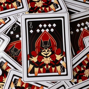Adesivo per carte da gioco Husker / Adesivo per hotel Hazbin