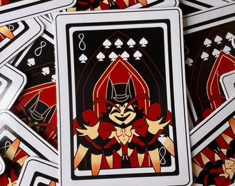 Hazbin Hotel Overlord Husk Poker Playing Cards (guest