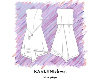 Karijini dress pdf sewing pattern