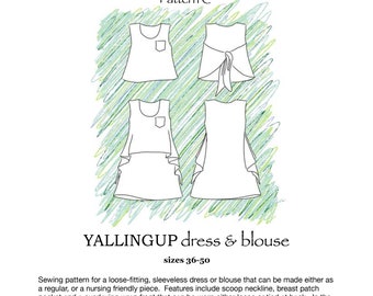 Yallingup dress/blouse pdf sewing pattern