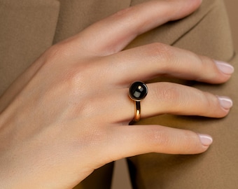 Cherry amber ring MERLOT