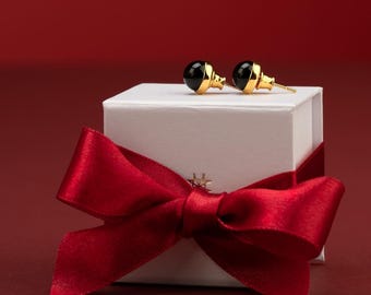 Dark Amber Earrings AUREA CHERRY