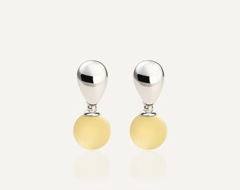 Amber Drop Earrings LEMON BERRIES