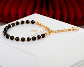 One size amber bracelet CHAIN CHERRY