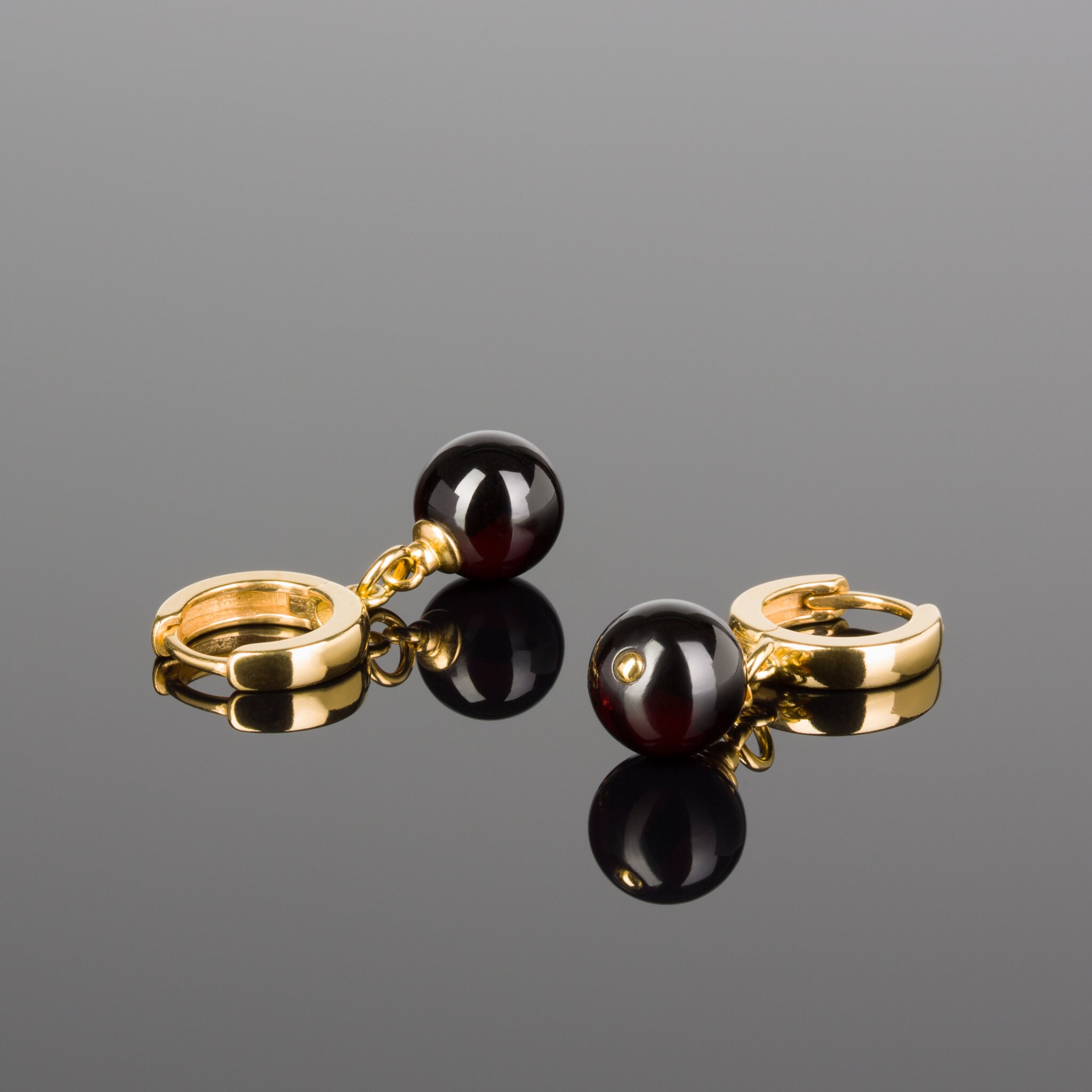 Cherry Amber Earrings