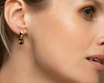 Amber Earrings