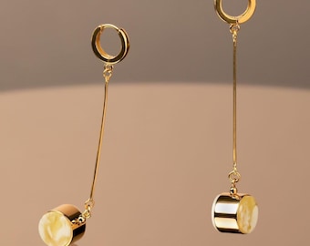 Long Geometric Earrings MARCIPANO