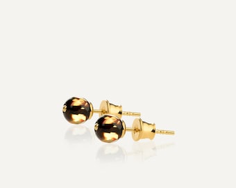 Luxurious Amber Stud Earrings BLISS