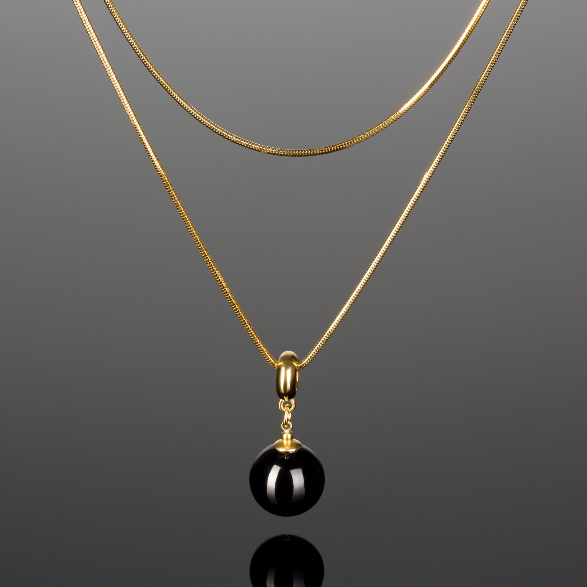 Cherry Amber Pendant Necklace, Amber gold necklace, Red amber pendant