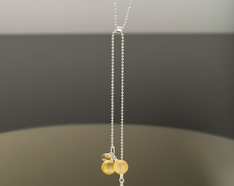 Yellow Amber Adjustable Pendant LEMON