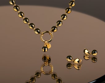 Tiger Baltic Amber Jewelry Set