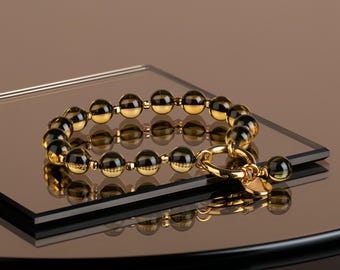 Natural Yellow Amber Bracelet TIGER