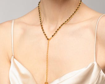 Baltic Amber Necklace: 24K Gold Vermeil, Adjustable Length