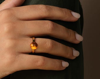 Golden Lunar ring