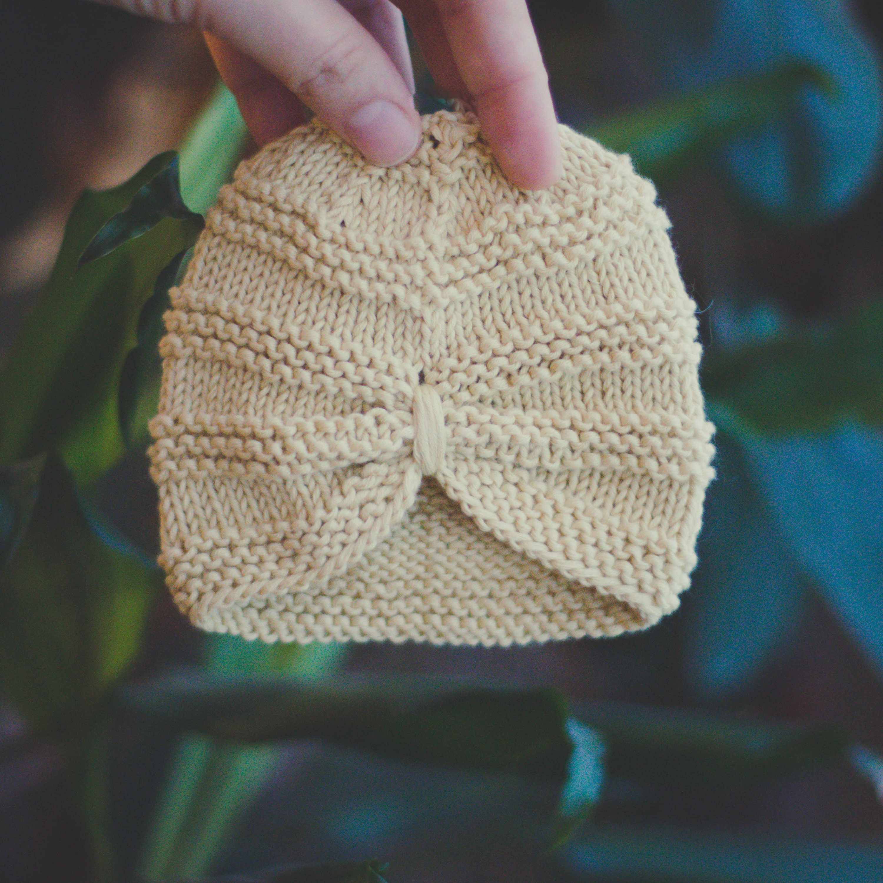 Baby Turban Knitting Pattern Baby Hat Newborn Hat Cotton Etsy Ireland