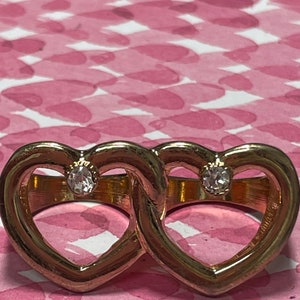 Fun and Quirky Ring- Unique Handmade jewellery for a playful touch: kitsch hearts