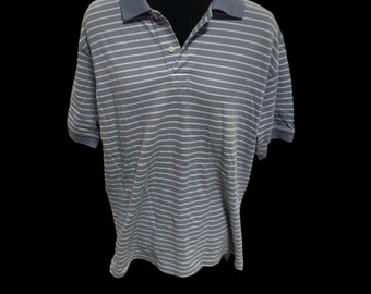 Vintage Polo Shirt- Classic Style, Retro Vibe: Men's Grey and