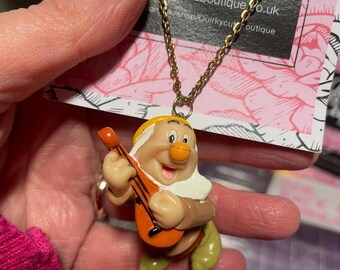 Upcycled Dwarf Charm Necklace