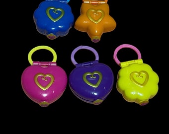Brelok do kluczy Vintage Polly Pocket Compact: Brelok do kluczy w stylu retro z lalką