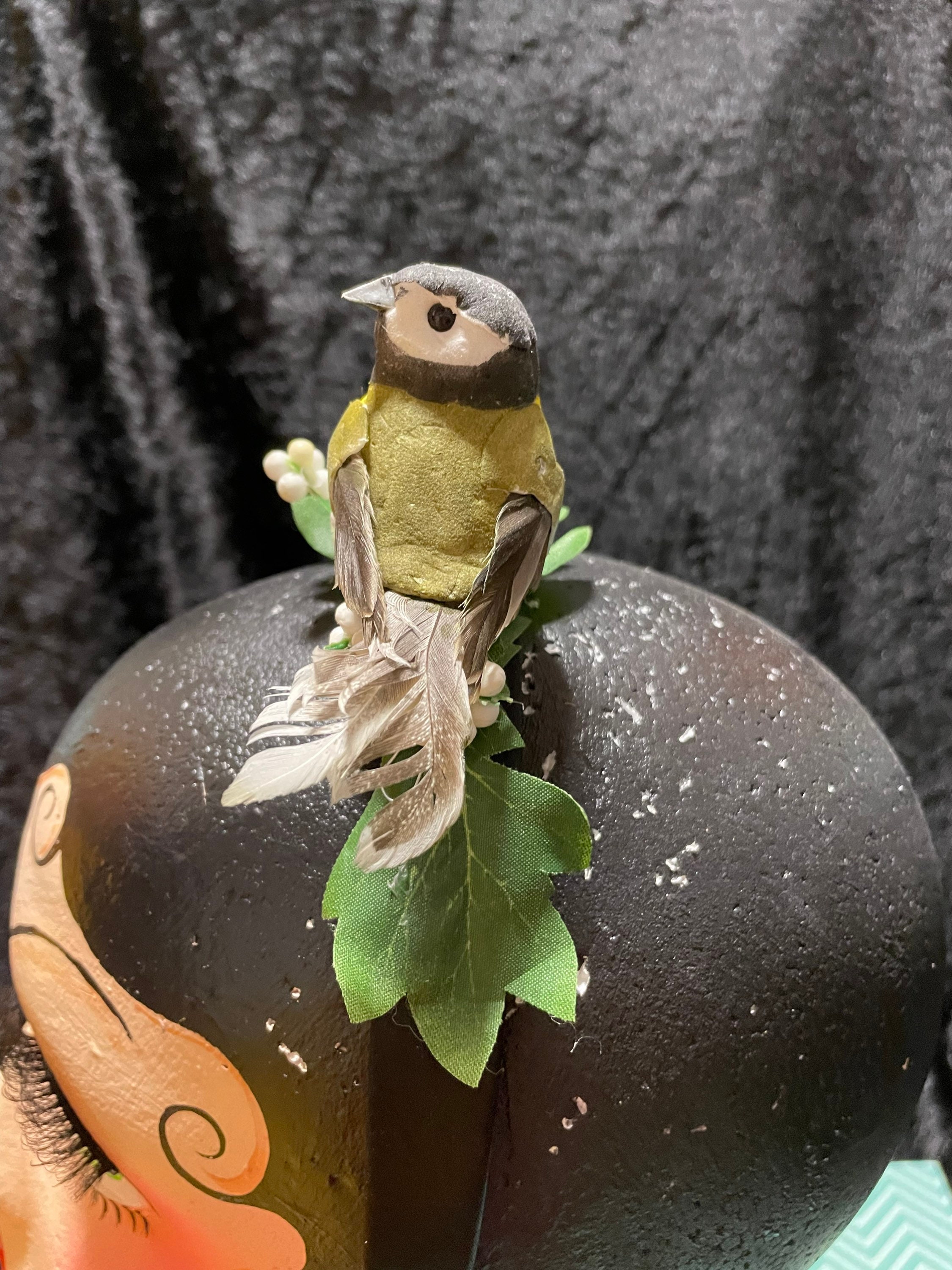 Quirky Bird Headband: Surreal Floral Fascinator - Etsy display picture 1