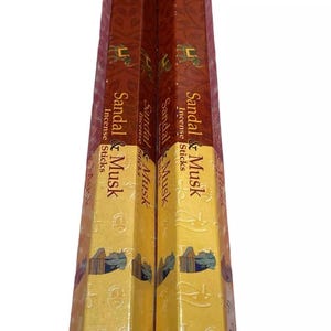 Natural Incense Sticks- Aromatherapy Scents for Relaxation: Sandalwood Musk incense sticks, spiritual tools, spiritual gifts for protection