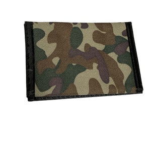 Quirky Cute: Portafoglio mimetico a tre ante, portafoglio verde per ragazzi, portafoglio per monete e banconote, regalo di Natale, regalo di compleanno, regalo per ragazzo