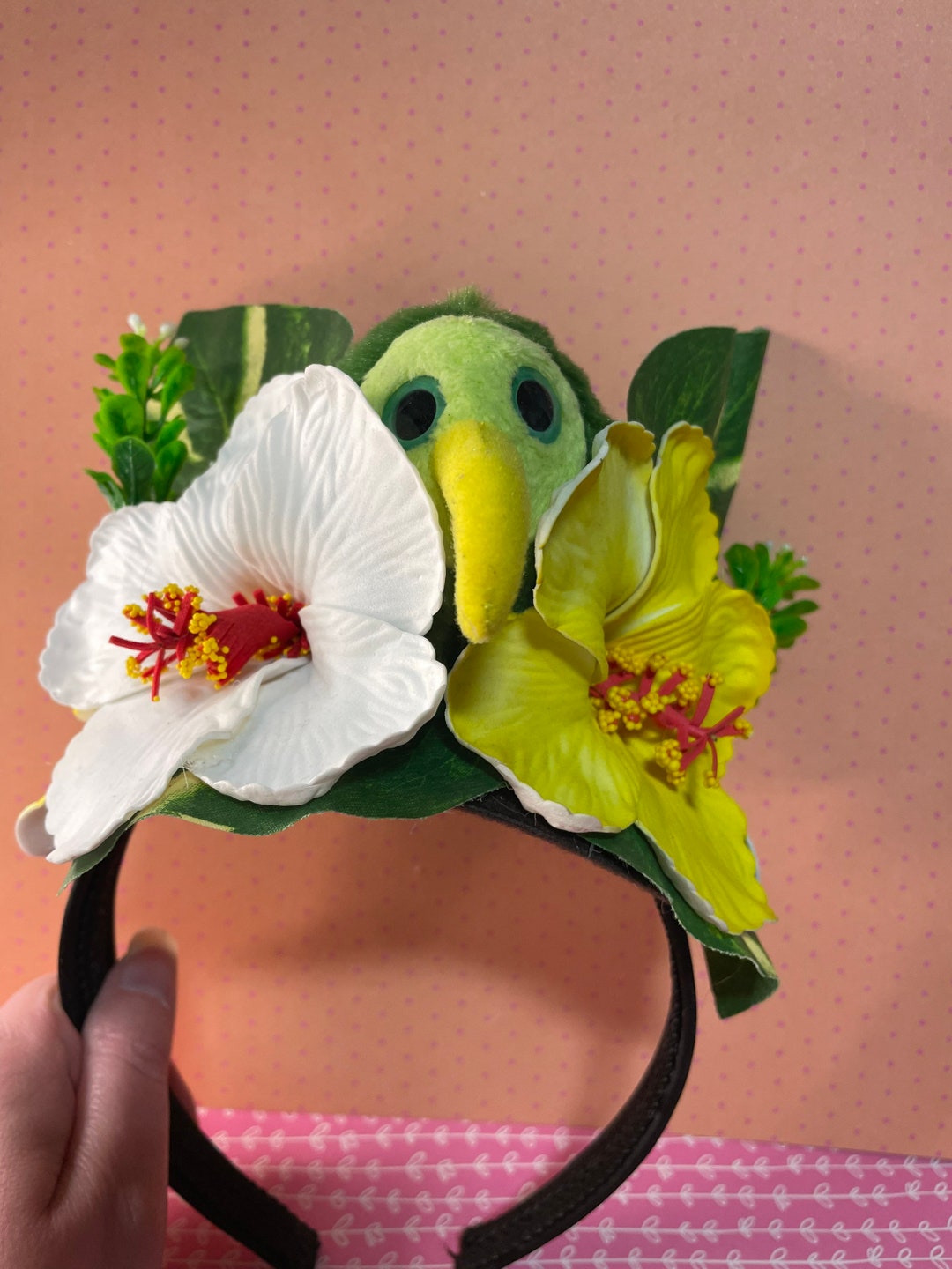 Parrot Hat, Parrot Headband, Quirky Headpiece, Novelty Headband, Novelty Bird Hat, Jungle Themed