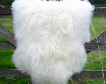 Genuine Sheepskin Rug / Real Sheepskin Rug/ Sheepskin Pelt  off white color / Natural Sheepskin large Dense wool