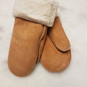 Genuine Women's Sheepskin Mittens | Merino Wool Women's mittens | Women's Sheepskin Mittens -Sheepskin Mittens